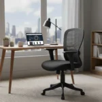 Zenith Mid Back Mesh Office Chair (Black)