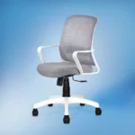 Aurelia Mid Back Mesh Office Chair (White Frame)