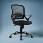 Elva Mid Back Office Chair (Black) - Image 2
