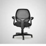 Axel Mid Back Mesh Office Chair (Black) - Image 4