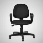 Axel Mid Back Cushion Office Chair (Black) - Image 2
