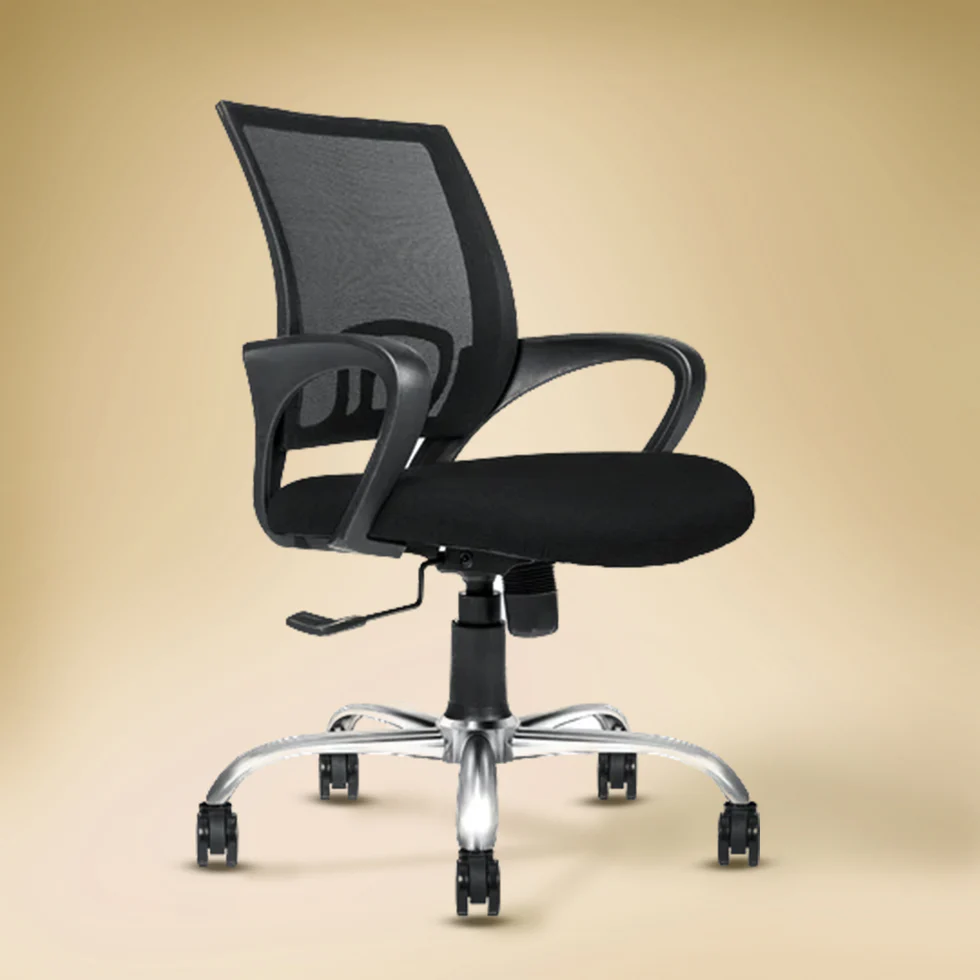 1copy_1_7907f900-f895-4ed1-a6fa-4945b570d369 Crux Mid Back Office Chair (Black) - Image 1