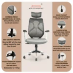 Marvel Premium High Back Mesh Office Chair - Image 5