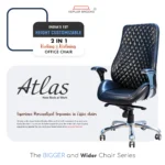 Atlas Premium High Back Leatherette Office Chair - Image 3