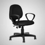 Axel Mid Back Cushion Office Chair (Black) - Image 3