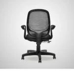 Linea Mid Back Mesh Office Chair (Black) - Image 3