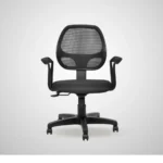 Axel Mid Back Mesh Office Chair (Black) - Image 5