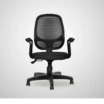 Linea Mid Back Mesh Office Chair (Black) - Image 4