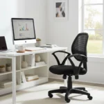 Axel Mid Back Mesh Office Chair (Black) - Image 2