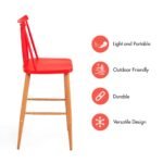 Home Canvas Popsicle Portable Versatile Design Bar Chair - Image 4