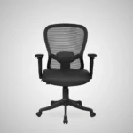 Zenith Mid Back Mesh Office Chair (Black) - Image 2
