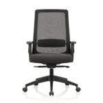 Featherlite Amaze Project Arm Chair (Mid Back - Black) - Image 2