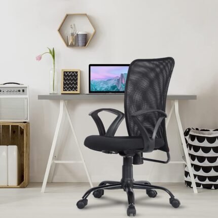 Green Soul Seoul Office Chair, Mid Back Mesh Ergonomic Home Office Desk Chair with Comfortable