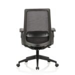 Featherlite Amaze Project Arm Chair (Mid Back - Black) - Image 4