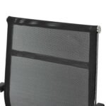 Office Visitor Study Hostel School Library Chair with arm Rest with Steel Frame - Image 3