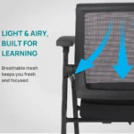 Avanta Visitor Chair with Wheels - Image 2