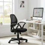 Axel Mid Back Mesh Office Chair (Black)