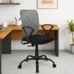 Arata Breathable Mesh Ergonomic Chair in Grey Colour