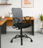 Arata Breathable Mesh Ergonomic Chair in Grey Colour