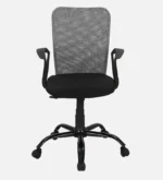 Arata Breathable Mesh Ergonomic Chair in Grey Colour - Image 3