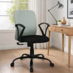Arata Mid Back Ergonomic Chair with Tilt Lock Mechanism in Black & Grey Colour