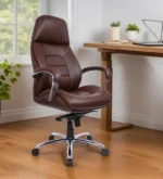 Leonel Leatherette Executive Chair with Knee Tilt Mechanism