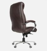 Moscow Leatherette Executive Chair In Brown Colour - Image 4