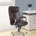Moscow Leatherette Executive Chair In Brown Colour