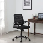 Neso Breathable Mesh Ergonomic Chair in Black Colour
