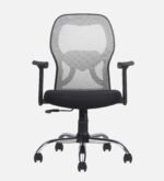 Tauras Lite Breathable MeshMid Back Ergonomic Chair in Grey Colour - Image 3