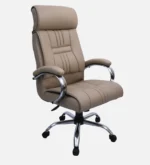 Shioni Leatherette Executive Chair In Beige Colour - Image 2